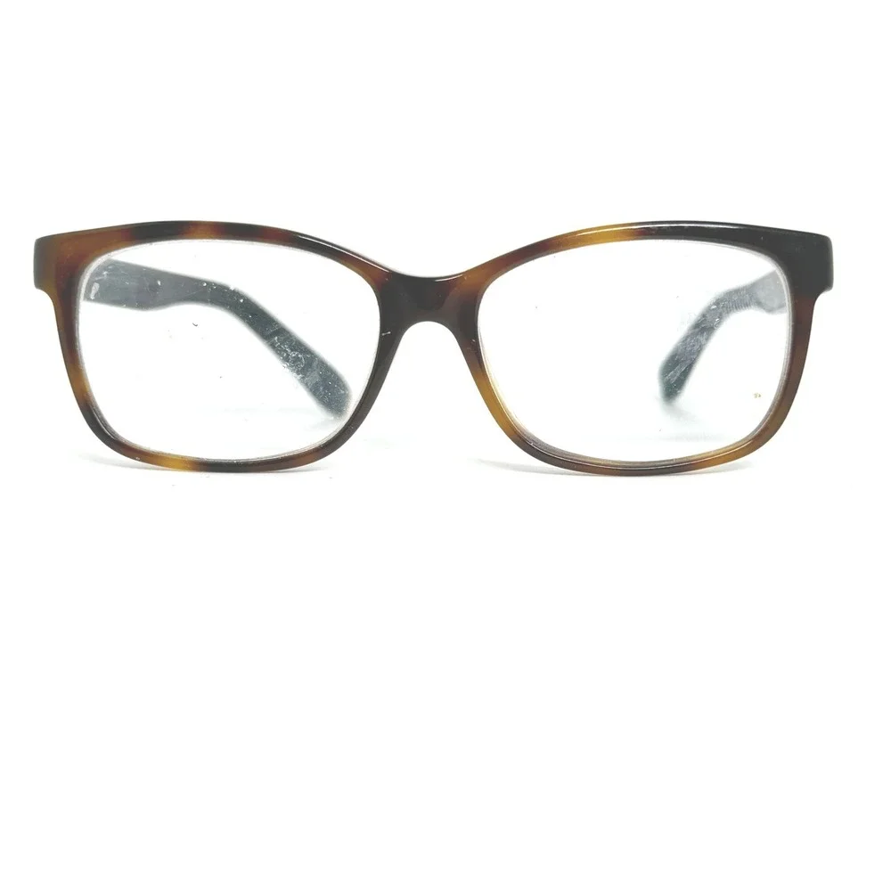 Jimmy Choo JC129 112 Tortoise‎ Gold Chain Detail Eyeglasses Frames Italy 21483
